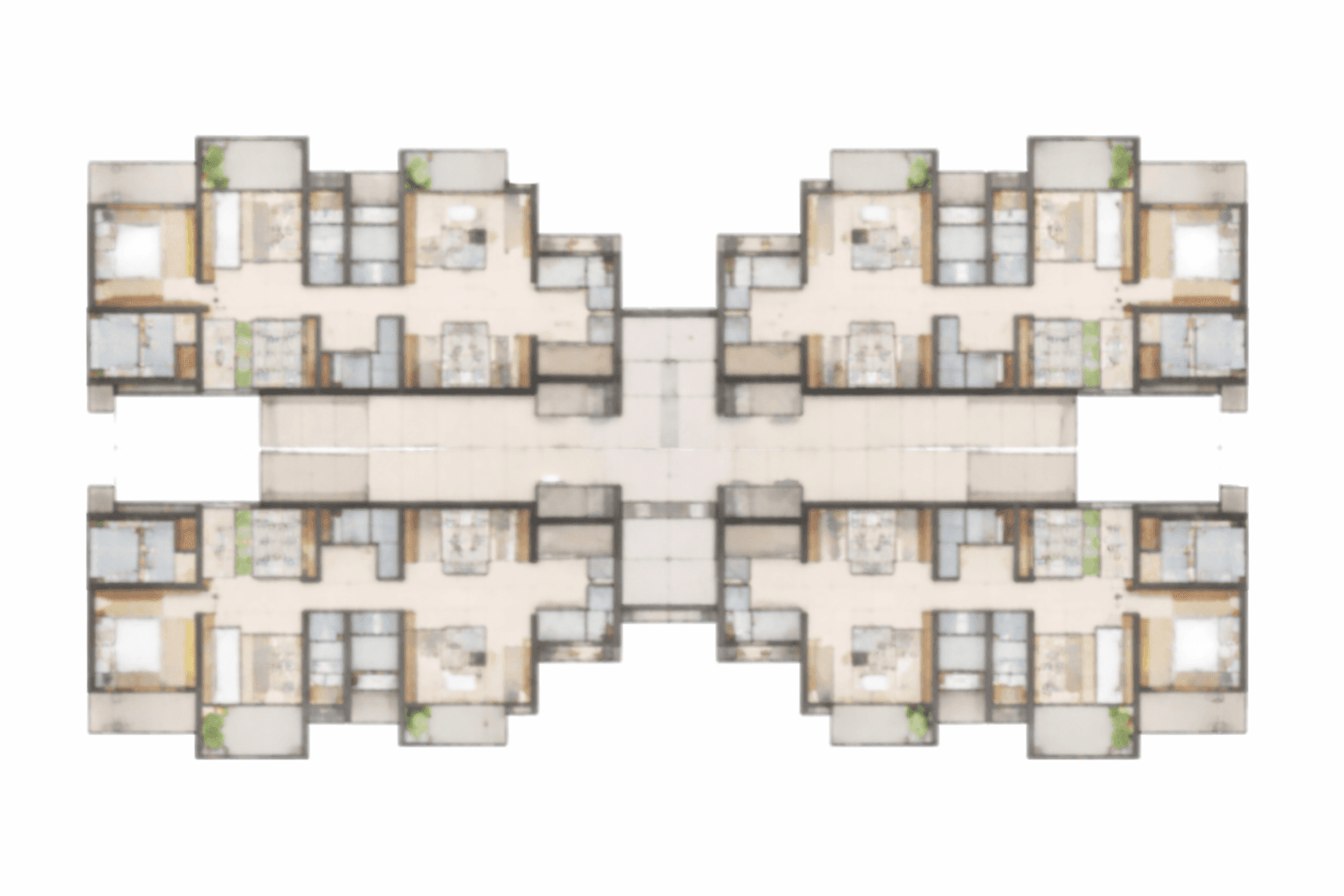 Lashkaria Indrasukh — 2 BHK floor plan